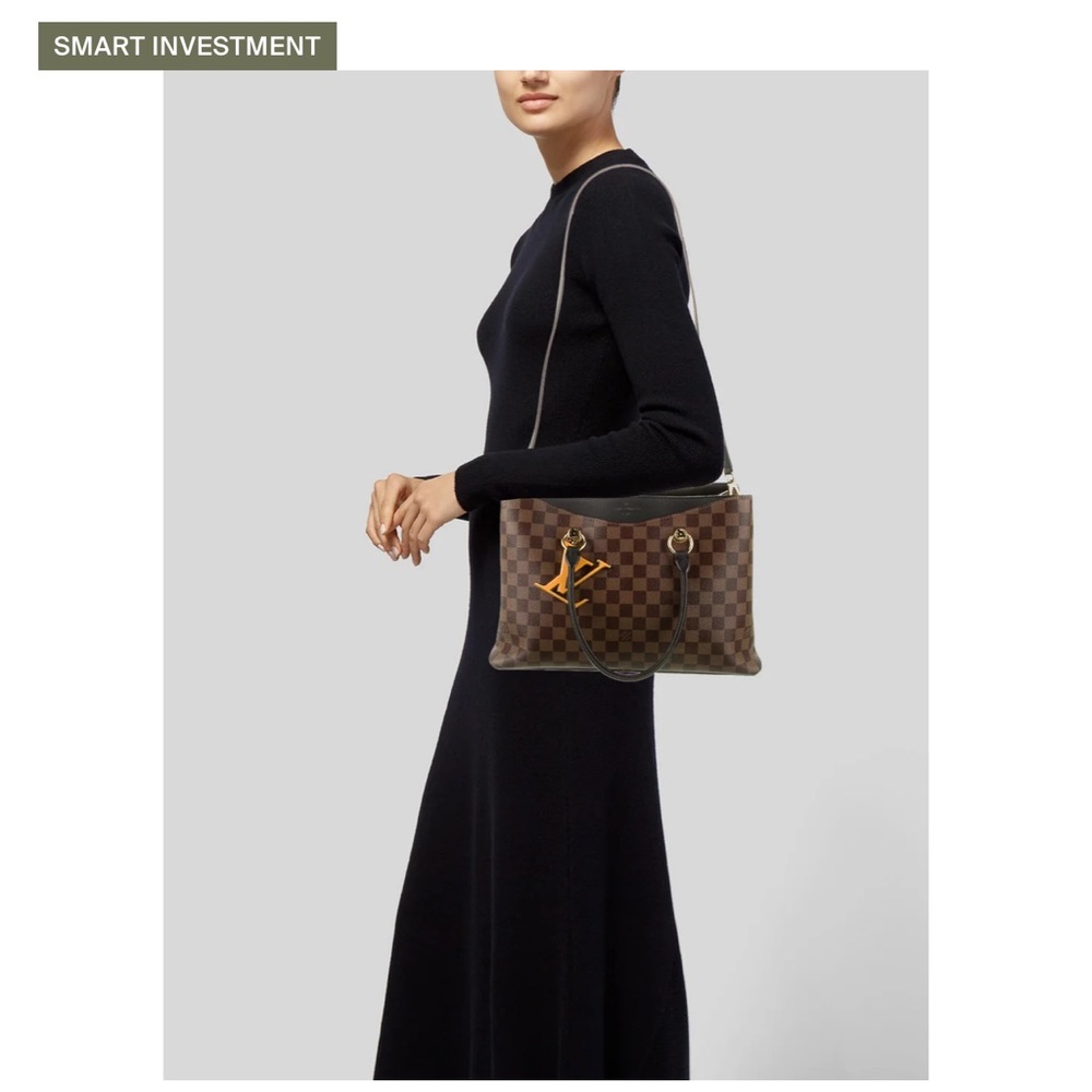 ✨ LOUIS VUITTON Damier Ebene Riverside Tote